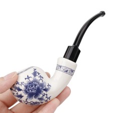Ceramic Smoking Pipe Bent