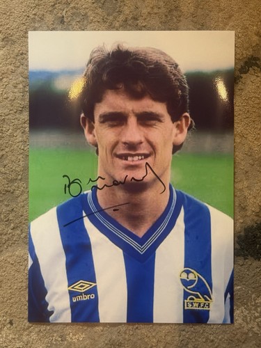 Brian marwood signed photo - a4,