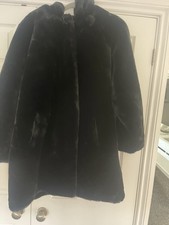 DENNIS BASSO black  FAUX FUR