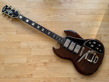 Arbiter SG E320 Walnut 1970s Vintage Electric Guitar - Made in Japan with Case