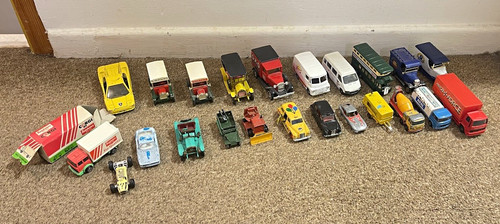 23x diecast metal vehicle - metal, bulk