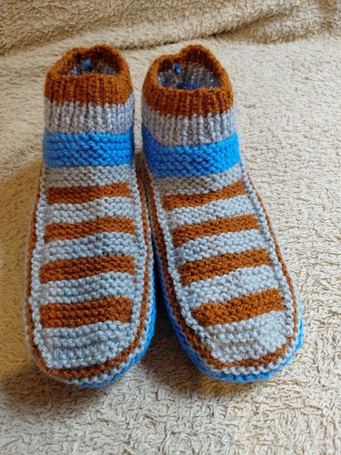 Mens hand knitted