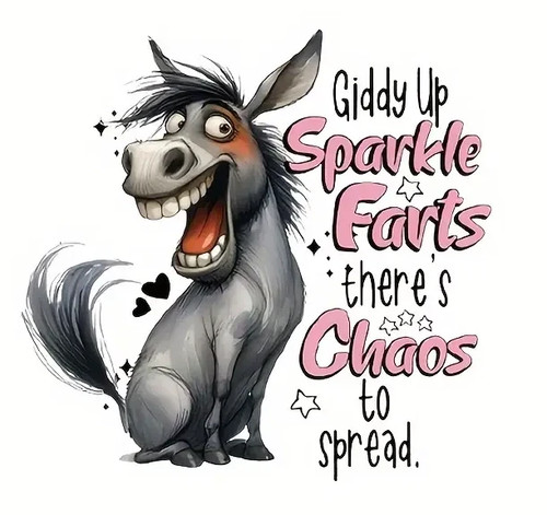 Brand new funny horse - new,