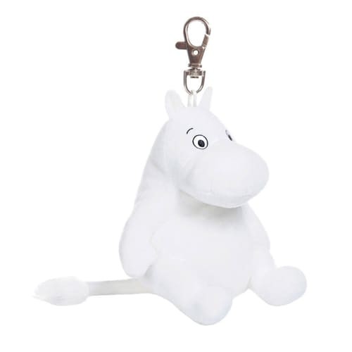Moomin keyclip 5in plush - moomin, 3.5in