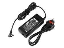 GENUINE LG 19V 2.1A LG AC Adaptor PSU LCAP21B LG Monitors TV + UK LEAD BLACK #R2