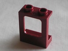 LEGO window DkRed Window ref