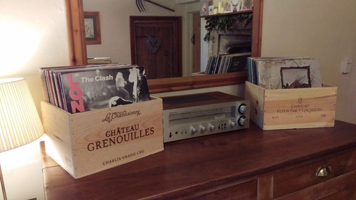 Vinyl record storage box - vinyl, lp