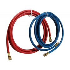 Robinair 34722 2 Replacement 9' Red, Blue R034a Enviro-Guard Hoses for 34788 AC