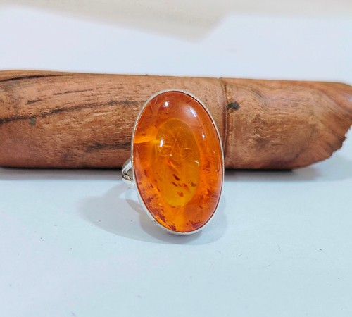 Amber handmade designer - , 925