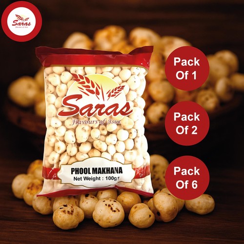 Saras phool makhana - saras, 100g