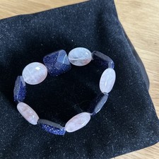 Lola Rose Sandstone Blue And Brazil Firestone Bracelet