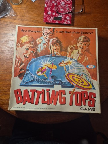Vintage battling tops board - battling,
