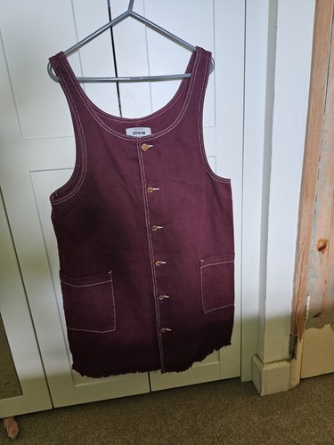 New look denim burgundy - new,
