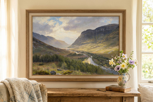 Glencoe scotland print - scotland,