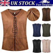 Men's Medieval Vest,Sleeveless