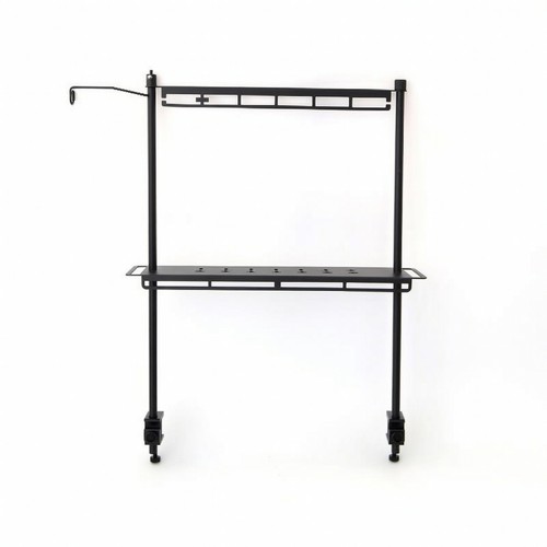 Camping storage rack with - storage,