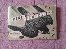 BROOKE BOND TEA - BIRDS PORTRAITS COMPLETED ALBUM CARDS STUCK IN