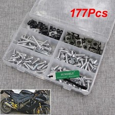 177x Silver Fairing Bolts