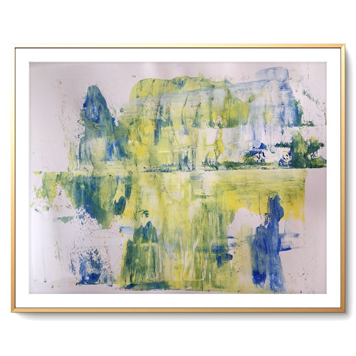 Bach subdued 11x14 abstract - bach,