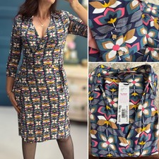 Gok Wan Retro Print Wrap Dress