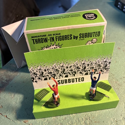Vintage subbuteo throw - vintage, throw-in
