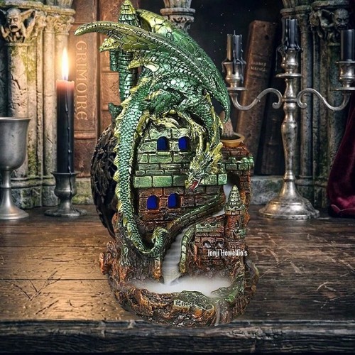 Dragon castle led backflow - castle,