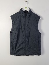 M&S Men's Gilet Size S Black High Neck Zip Up Body Warmer RRP £45 New F2