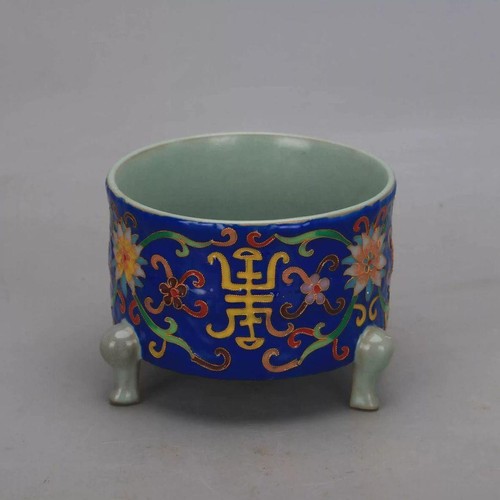 Kiln drawn thread enamel - drawn,