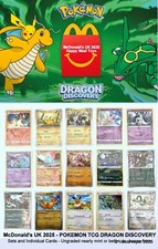 Pokémon McDonald's 2025 UK Dragon Discovery Cards  - Choose