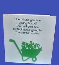 garden centre card. funny card. garden centre humour card. funny birthday card. 