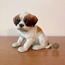 Antique Heuback Large Porcelain German Boxer Puppy Dog