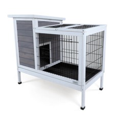 Wooden rabbit hutch - rabbit, indoor