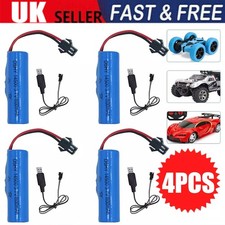 Pack of 4 3.7 V Rechargeable