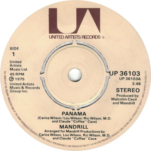 Mandrill panama disco - mandrill, /