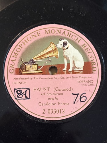 Geraldine farrar faust gounod - geraldine,