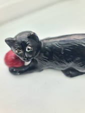 Bretby Pottery Black Cat With