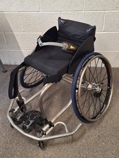 Quickie Allcourt Ti Sports Wheelchair Basketball 24" Spinergy Wheels Titanium