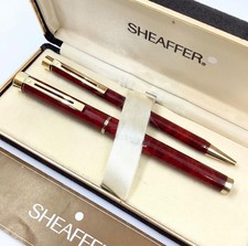 Sheaffer targa red marble