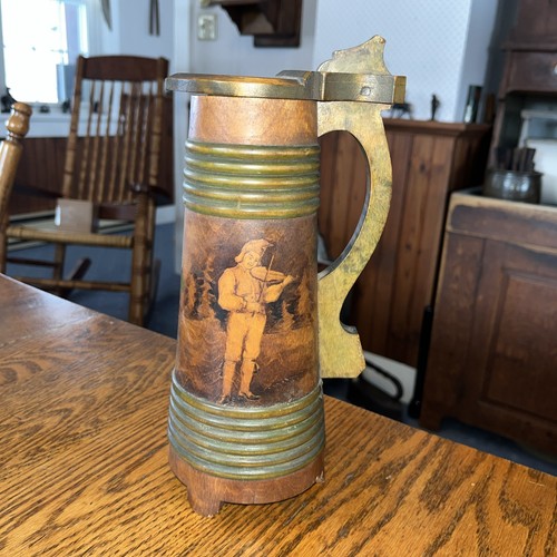 Antique swedish skal wooden - antique,