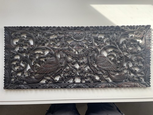 Balinese wooden wall - , plaque