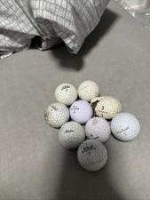 Vintage Golf Balls Mixed Set 9
