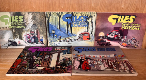 Giles cartoon annuals - giles,