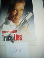 ARNOLD SCHWARZENEGGER       film star       AUTOGRAPH  ON A PAGE    Ex