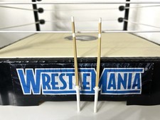 WWE Hardcore Kendo Stick X2 Wrestling Figure Accessories Bundle Elite COMB P&P