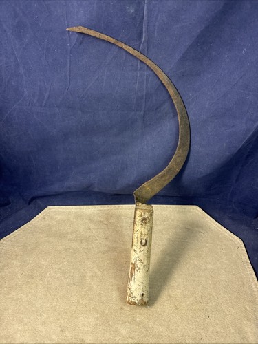 Antique rusty hand sickle - antique,