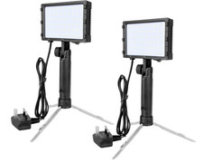 EMART Video Light 2 Pack, Portable 60 LED 5500K Continuous Photography Lighting