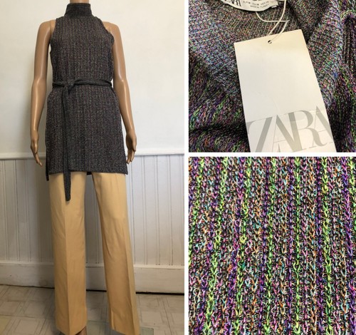 New zara purple green - new,