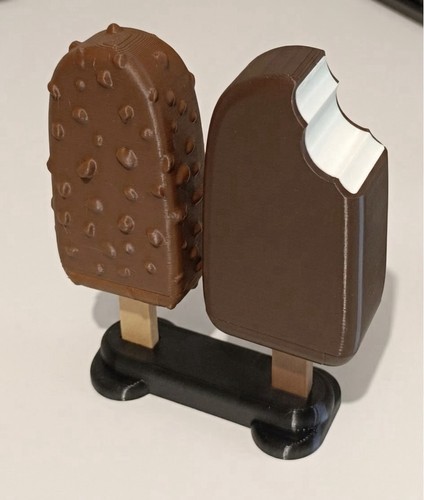 Printed ice cream display - printed,