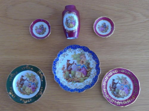 Job lot miniature limoges - lot,