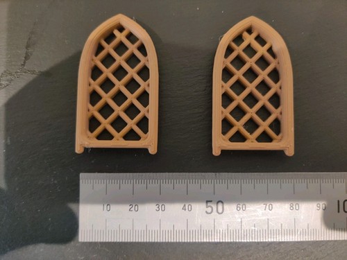 Mini arched dolls house - dolls,